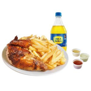 1/4 de Pollo con Gaseosa
