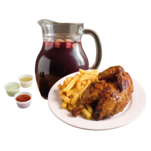 1/2 de Pollo con Chicha